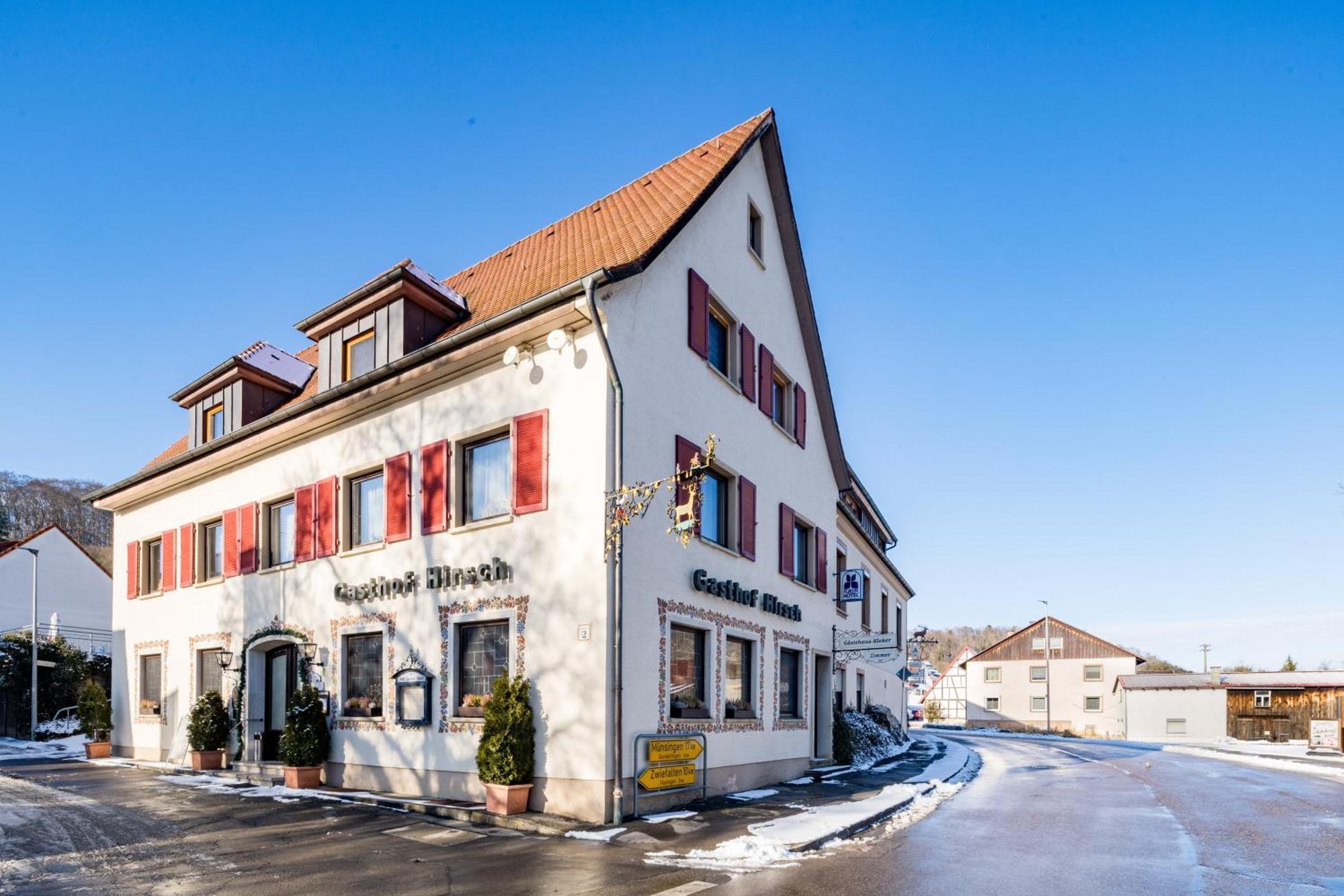Flair Hotel Gasthof Zum Hirsch Hayingen Exteriör bild