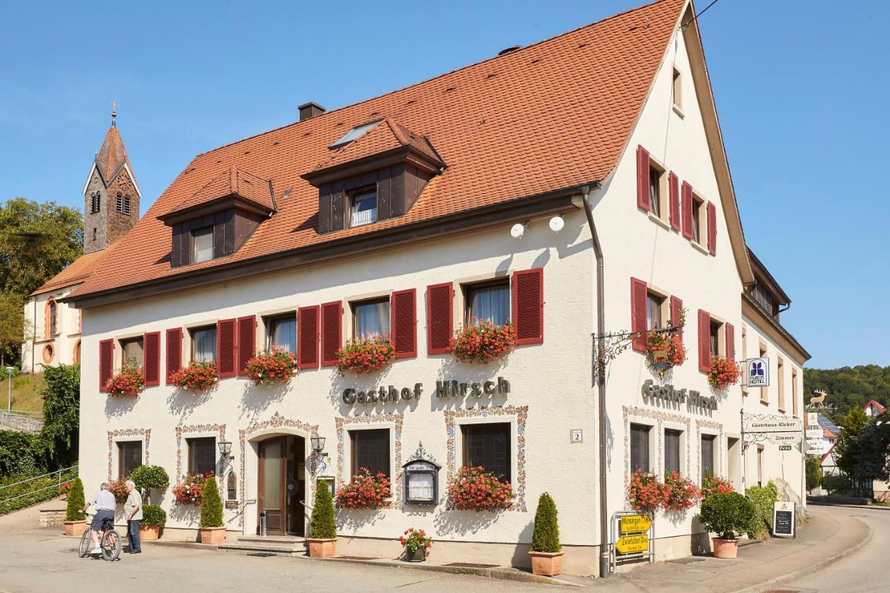 Flair Hotel Gasthof Zum Hirsch Hayingen Exteriör bild